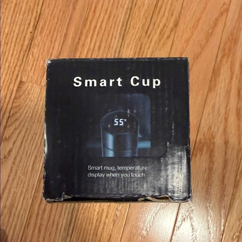 Smart Cup Red Stainless Steel Thermal Insulation Cup LED Temp Display 500ml